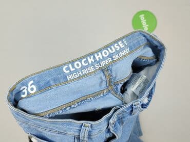 srebrne buty deichmann: Jeansy damskie, rozmiar S — 4