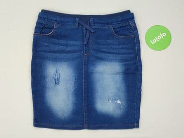 spódniczka dżinsowe z wysokim stanem: Spódnica damska, rozmiar S — 2