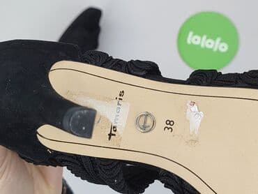 klapki hermes ccc: Tamaris, Sandały damskie, rozmiar 38 — 6