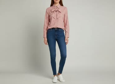 bluzki w czerwono białe paski: Women`s shirt, size S — 1