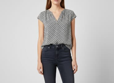 bluzka z kwadratowym dekoltem h m: H&M, Bluzka damska, rozmiar M — 1