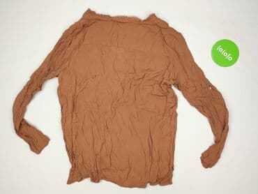 brązowa bluzki z krótkim rękawem: Bluzka damska, rozmiar M — 4
