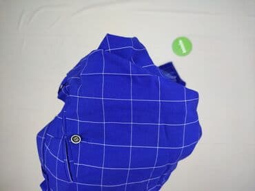 niebieska marynarka szare spodnie: Elegancki komplet, 5XL — 8