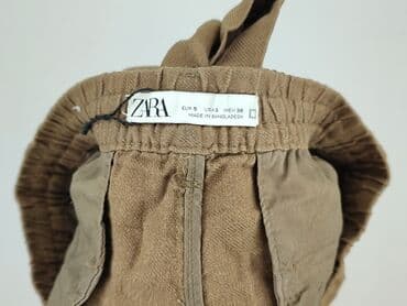 brązowe spodnie woskowane stradivarius: Zara, Szorty dla mężczyzn, rozmiar S — 4