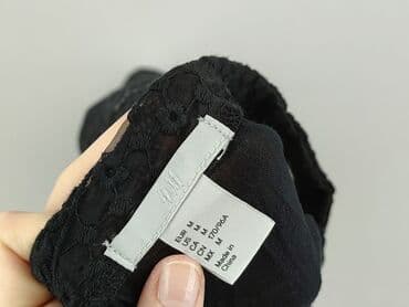 czarne bluzki siateczka: H&M, Bluzka damska, rozmiar M — 4