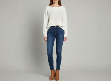 poliamid w swetrze: Sweter damski, rozmiar S — 6