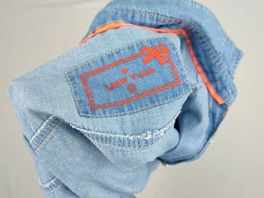 jeansy z asymetrycznym zapieciem: Koszula damska, rozmiar S — 4