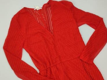 czerwona obcisła sukienka h m: H&M, Sukienka damska, rozmiar M — 1