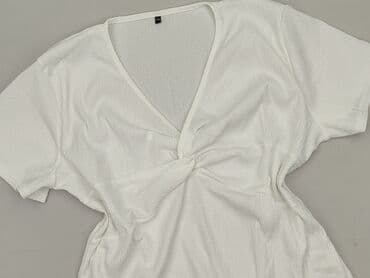 białe luźna bluzki: Bluzka damska, rozmiar 4XL — 1