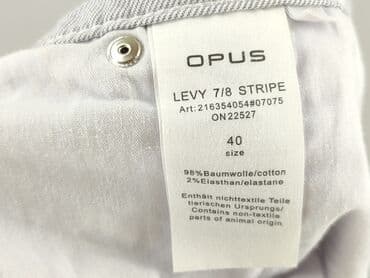 legginsy damskie plus size: OPUS, Women`s trousers, size L (EU 40) — 4