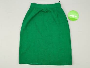 spódnice plisowane midi zielone: Women`s skirt, size M — 4