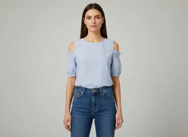 bluzka w paski pepco: Yessica, Bluzka damska, rozmiar S — 7