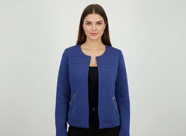 kurtka puchowa damska z kapturem reserved: Marynarka damska, rozmiar L — 7