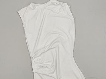 bialy satynowy top: Sukienka damska, rozmiar S — 1