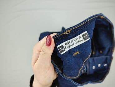 never denim spodnie: Terranova, Jeansy damskie, M — 4
