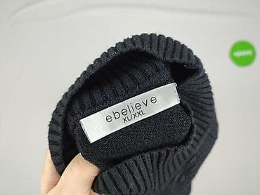 czarny golf: Sweter damski, rozmiar XL — 4