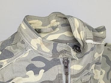 kurtki drill: Damska kurtka w stylu militarnym, rozmiar S. - Wzór: kamuflaż w — 7