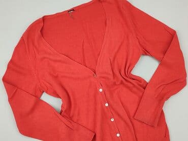 sweter z dekoltem v: Kardigan damski, rozmiar XL — 1