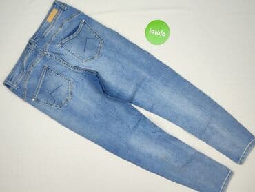 woskowane jeansy z wysokim stanem: Clockhouse, Jeansy damskie, rozmiar XL — 3