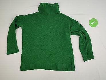 beżowy sweter: Fobya, Golf damski, rozmiar S — 5