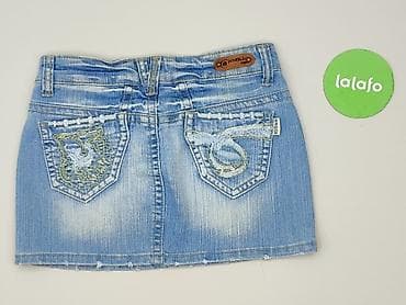 spódnice jeans mini: Denim, Spódnica damska, rozmiar M — 3