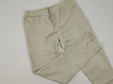 Material trousers for women, size L (EU 40)