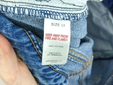 jeansy flare co to znaczy: Denim, Szorty damskie, L — 5