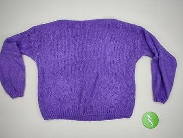 cekinowy sweter: Hand Knitted, Sweter damski, rozmiar 4XL — 2