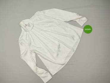 biała jedwabna bluzka damska: Bluzka damska, rozmiar M — 2