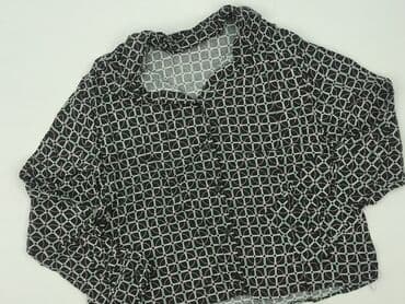 koszula damska w geometryczne wzory: House, Women`s shirt, size M — 2