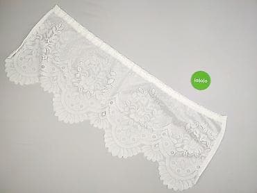 Дім і сад: Ażurowa zazdrostka/firanka do kuchni lub pokoju - Kolor: biały — 2