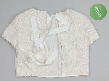 sukienki na wesele z bolerkiem: Kardigan damski, rozmiar M — 3