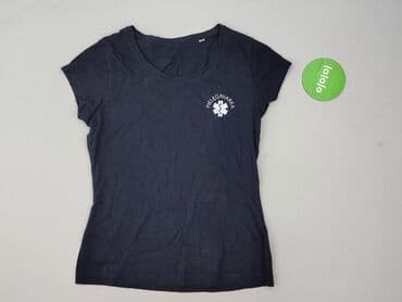 granatowy t shirty: T-shirt damski, rozmiar M — 3