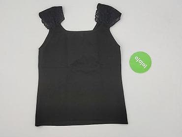 czarne bluzki basic: Jake*s, Top damski, rozmiar L — 3