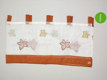 pink candles: Firanka panelowa z haftem liści – na szelkach - Delikatna — 3