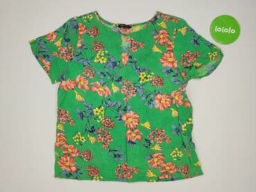 bluzka w geometryczne wzory: Happy, Women's blouse, size M (EU 38) — 2