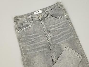 grey denim jeans: Denim, Jeansy damskie, rozmiar M — 1