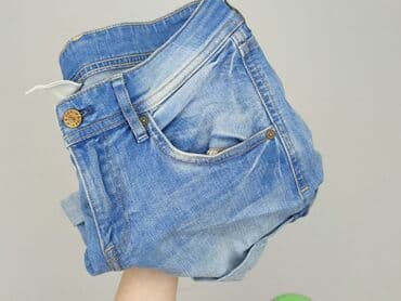 hm krótkie spodenki dzins low waist: H&M, Szorty damskie, rozmiar S — 6