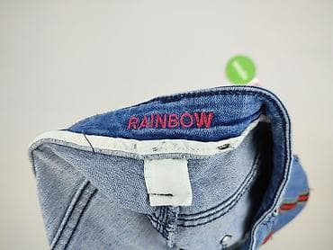 spodnie balloon pull and bear: RAINBOW, Jeansy damskie, rozmiar L — 5
