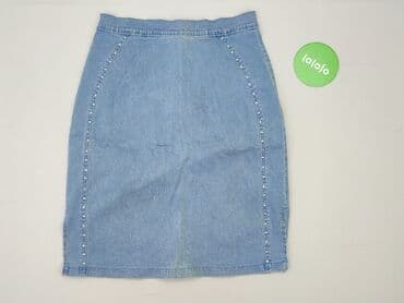 spódnice jeansowe ciemna: Spódnica damska, rozmiar S — 3