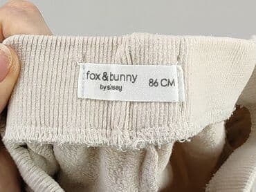 czarne spodnie woskowane: Spodnie dresowe, Fox&Bunny, 12-18 miesięcy, stan - Dobry — 4