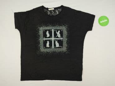 bluzka z kotem damska: Bluzka damska, rozmiar M — 2