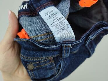 szare sukienki wizytowe: Spodnie jeansowe, Next, 3-4 lat, 104, stan - Idealny — 5