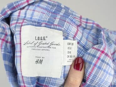 koszula niebieska hm: H&M L.O.G.G., Koszula damska, rozmiar M — 4