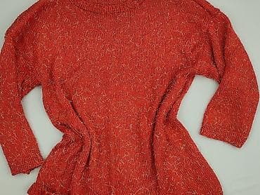 sweter bordo: Sweter damski, rozmiar 3XL — 1