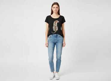 koszulka balmain damska olx: H&M, T-shirt damski, rozmiar S — 1