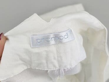 zara biale spodnie lniane: Promod, Spodnie materiałowe damskie, rozmiar S — 4