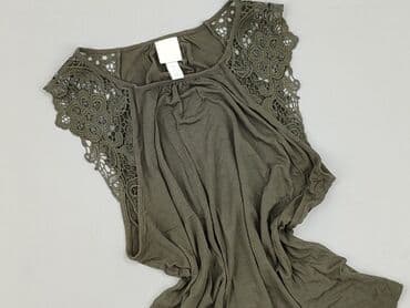 bluzka z przezroczystymi rękawami h m: H&M, Bluzka damska, rozmiar S — 1