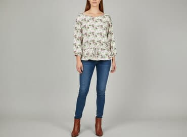 bluza w kwiaty medicine: Bluzka damska, rozmiar M — 5