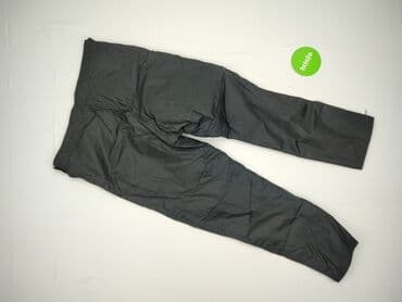 spodnie czarne tech fleece: Spodnie materiałowe damskie, rozmiar 3XL — 4